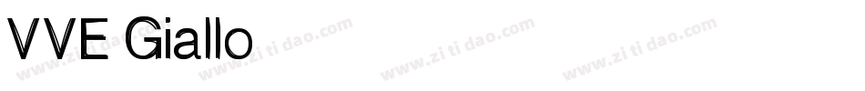 VVE Giallo字体转换